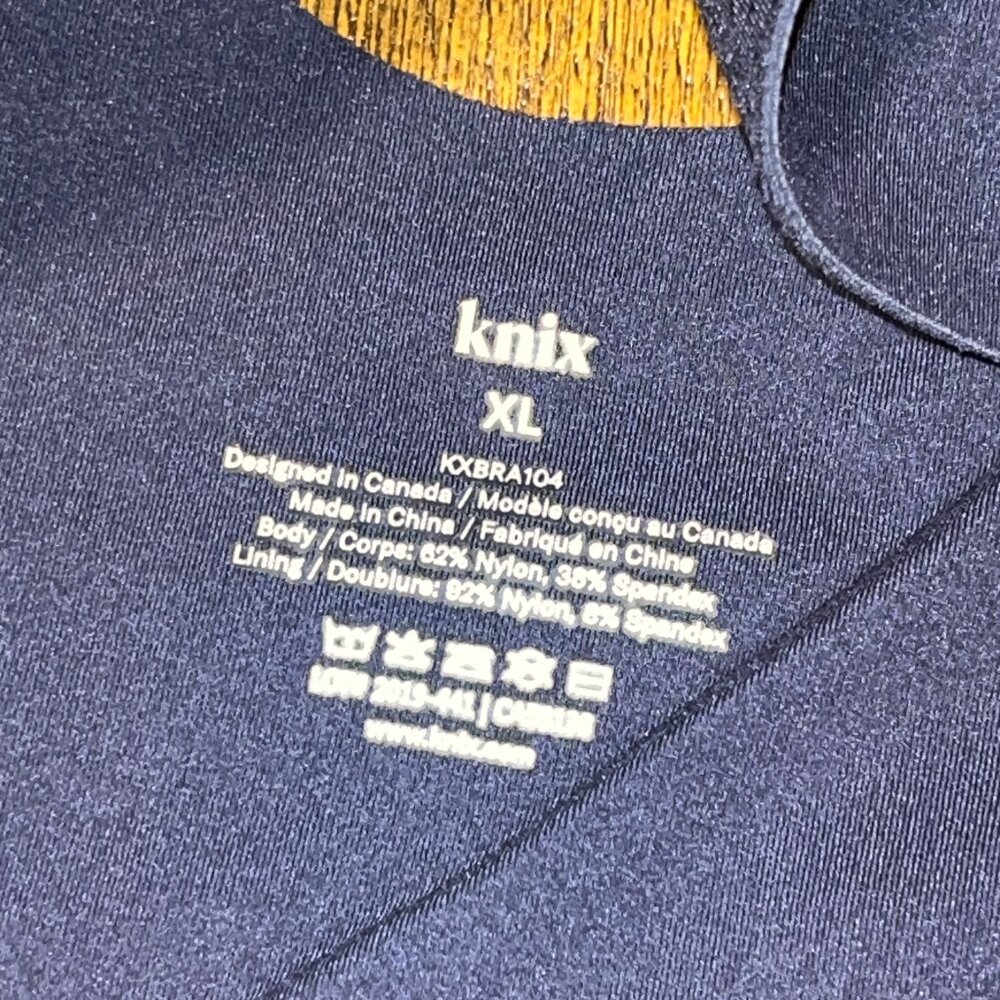 Knix women's bra black size XL KXBRA104 - Picture 5 of 5